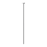 Gessi Anello rubinetto elettronico da soffitto 30654 + 44679